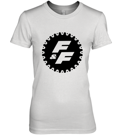 Fast & Furious Gear Circle Logo Women's Premium T-Shirt Women's Premium T-Shirt / White / XS Women's Premium T-Shirt - globaltrendtees