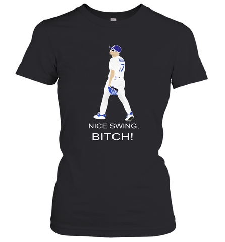 Joe Kelly Nice Swing Bitch Fight Club Womens T-Shirt Womens T-Shirt / Black / XS Womens T-Shirt - globaltrendtees