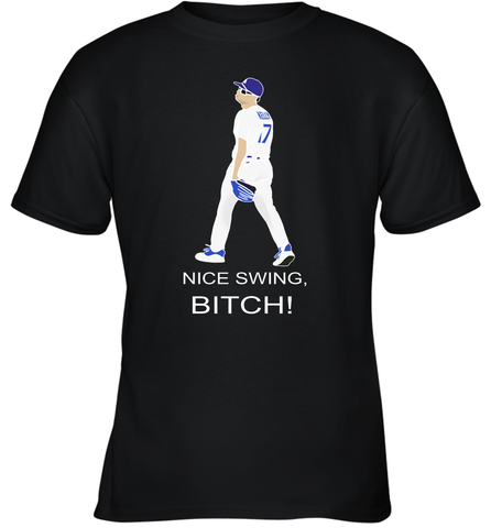 Joe Kelly Nice Swing Bitch Fight Club Youth T-Shirt Youth T-Shirt / Black / XS Youth T-Shirt - globaltrendtees