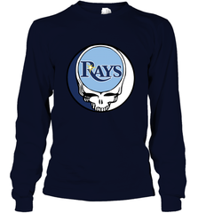 Tampa Bay Rays Grateful Dead Baseball Steal Your Face MLB Long Sleeve T-Shirt Long Sleeve T-Shirt - globaltrendtees