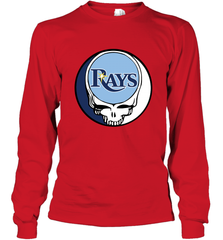 Tampa Bay Rays Grateful Dead Baseball Steal Your Face MLB Long Sleeve T-Shirt Long Sleeve T-Shirt - globaltrendtees