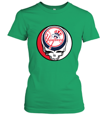 New York Yankees Grateful Dead Baseball Steal Your Face MLB Women's T-Shirt Women's T-Shirt - globaltrendtees
