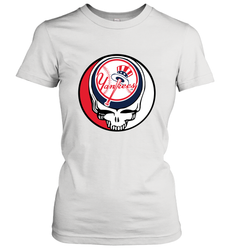 New York Yankees Grateful Dead Baseball Steal Your Face MLB Women's T-Shirt