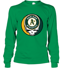 Oakland Athletics Grateful Dead Baseball Steal Your Face MLB Long Sleeve T-Shirt Long Sleeve T-Shirt - globaltrendtees
