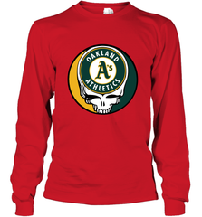 Oakland Athletics Grateful Dead Baseball Steal Your Face MLB Long Sleeve T-Shirt Long Sleeve T-Shirt - globaltrendtees