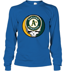 Oakland Athletics Grateful Dead Baseball Steal Your Face MLB Long Sleeve T-Shirt Long Sleeve T-Shirt - globaltrendtees
