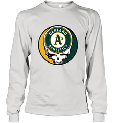 Oakland Athletics Grateful Dead Baseball Steal Your Face MLB Long Sleeve T-Shirt Long Sleeve T-Shirt - globaltrendtees