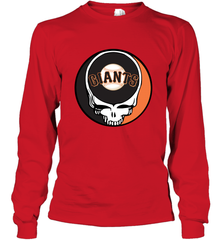 San Francisco Giants Grateful Dead Baseball Steal Your Face MLB Long Sleeve T-Shirt Long Sleeve T-Shirt - globaltrendtees