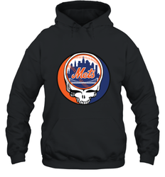 New York Mets Grateful Dead Baseball Steal Your Face MLB Hooded Sweatshirt