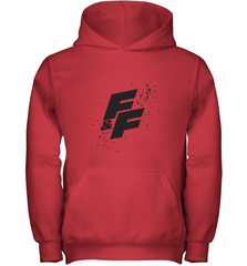 Fast & Furious Paint Splatter Bold Logo Youth Hooded Sweatshirt Youth Hooded Sweatshirt - globaltrendtees