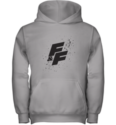 Fast & Furious Paint Splatter Bold Logo Youth Hooded Sweatshirt