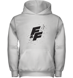 Fast & Furious Paint Splatter Bold Logo Youth Hooded Sweatshirt