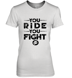 Fast & Furious You Ride You Fight Word Stack Women's Premium T-Shirt