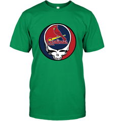 St Louis Cardinals Grateful Dead Baseball Steal Your Face MLB Men's T-Shirt Men's T-Shirt - globaltrendtees