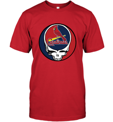 St Louis Cardinals Grateful Dead Baseball Steal Your Face MLB Men's T-Shirt Men's T-Shirt - globaltrendtees