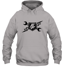 Fast & Furious Racing Shield Motif Hooded Sweatshirt Hooded Sweatshirt - globaltrendtees