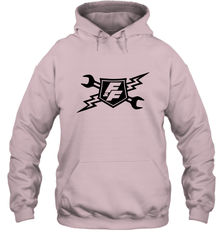 Fast & Furious Racing Shield Motif Hooded Sweatshirt Hooded Sweatshirt - globaltrendtees