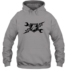 Fast & Furious Racing Shield Motif Hooded Sweatshirt Hooded Sweatshirt - globaltrendtees