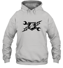 Fast & Furious Racing Shield Motif Hooded Sweatshirt Hooded Sweatshirt - globaltrendtees