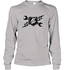 Fast & Furious Racing Shield Motif Long Sleeve T-Shirt Long Sleeve T-Shirt - globaltrendtees