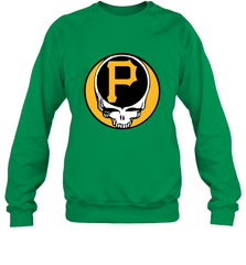 Pittsburgh Pirates Grateful Dead Baseball Steal Your Face MLB Crewneck Sweatshirt Crewneck Sweatshirt - globaltrendtees