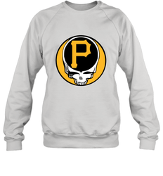 Pittsburgh Pirates Grateful Dead Baseball Steal Your Face MLB Crewneck Sweatshirt