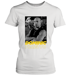 Fast & Furious Dominic Toretto Dom Portrait Logo Women's T-Shirt