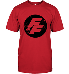 Fast and Furious Distressed Circle Logo Men's T-Shirt Men's T-Shirt - globaltrendtees