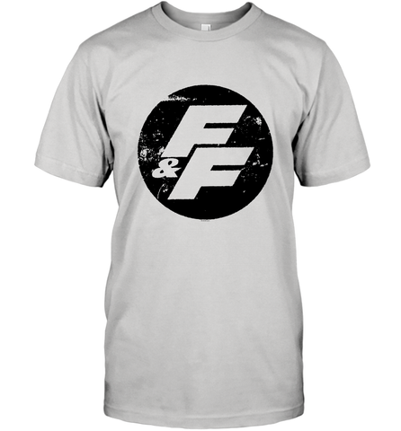 Fast and Furious Distressed Circle Logo Men's T-Shirt Men's T-Shirt / White / S Men's T-Shirt - globaltrendtees