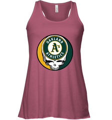 Oakland Athletics Grateful Dead Baseball Steal Your Face MLB Women's Tank Top Women's Tank Top - globaltrendtees