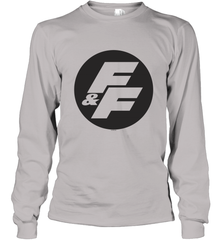 Fast & Furious Negative Space Circle Logo Long Sleeve T-Shirt Long Sleeve T-Shirt - globaltrendtees