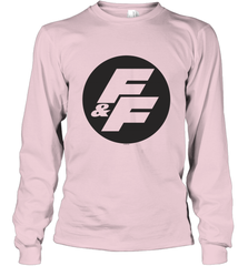 Fast & Furious Negative Space Circle Logo Long Sleeve T-Shirt Long Sleeve T-Shirt - globaltrendtees