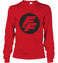 Fast & Furious Negative Space Circle Logo Long Sleeve T-Shirt Long Sleeve T-Shirt - globaltrendtees