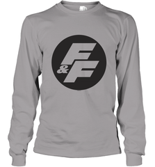 Fast & Furious Negative Space Circle Logo Long Sleeve T-Shirt Long Sleeve T-Shirt - globaltrendtees
