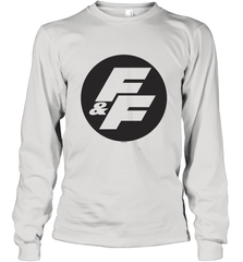 Fast & Furious Negative Space Circle Logo Long Sleeve T-Shirt Long Sleeve T-Shirt - globaltrendtees