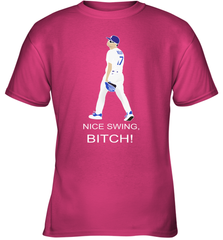 Joe Kelly Nice Swing Bitch Fight Club Youth T-Shirt Youth T-Shirt - globaltrendtees