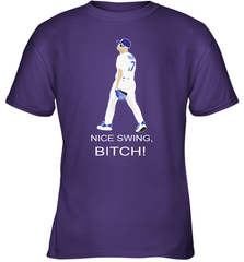 Joe Kelly Nice Swing Bitch Fight Club Youth T-Shirt Youth T-Shirt - globaltrendtees