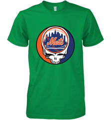 New York Mets Grateful Dead Baseball Steal Your Face MLB Men's Premium T-Shirt Men's Premium T-Shirt - globaltrendtees
