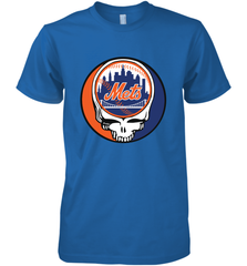 New York Mets Grateful Dead Baseball Steal Your Face MLB Men's Premium T-Shirt Men's Premium T-Shirt - globaltrendtees