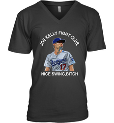 Joe Kelly Fight Club Nice Swing Bitch Mens V-Neck T-Shirt
