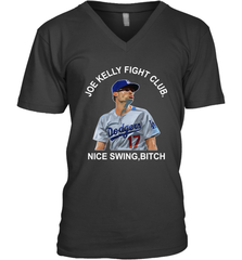 Joe Kelly Fight Club Nice Swing Bitch Mens V-Neck T-Shirt Mens V-Neck T-Shirt - globaltrendtees