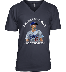 Joe Kelly Fight Club Nice Swing Bitch Mens V-Neck T-Shirt
