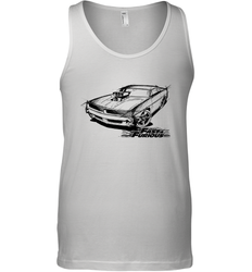 Fast & Furious Dom's Charger with Engine Men's Tank Top