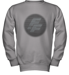 Fast & Furious Shuttered Logo Youth Crewneck Sweatshirt Youth Crewneck Sweatshirt - globaltrendtees