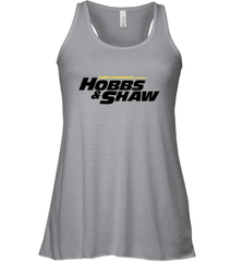 Fast & Furious Hobbs & Shaw Yellow And Black Movie Logo Women's Tank Top Women's Tank Top - globaltrendtees