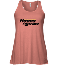 Fast & Furious Hobbs & Shaw Yellow And Black Movie Logo Women's Tank Top