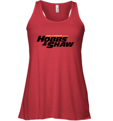 Fast & Furious Hobbs & Shaw Yellow And Black Movie Logo Women's Tank Top Women's Tank Top - globaltrendtees