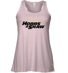 Fast & Furious Hobbs & Shaw Yellow And Black Movie Logo Women's Tank Top Women's Tank Top - globaltrendtees