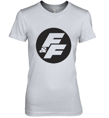 Fast & Furious Negative Space Circle Logo Women's Premium T-Shirt Women's Premium T-Shirt - globaltrendtees