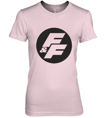 Fast & Furious Negative Space Circle Logo Women's Premium T-Shirt Women's Premium T-Shirt - globaltrendtees